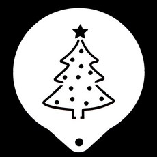 구떼 스텐실, 크리스마스트리, 1개