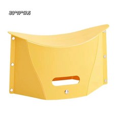 貝貝 小紅書同款 ins超市購物籃 買菜籃子 戶外可摺疊多功能摺疊凳 紙片凳, 1個, 黃色小號 可做菜籃/凳子