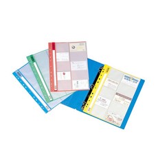 雙鶖 11孔100名名片簿 6118, 紅