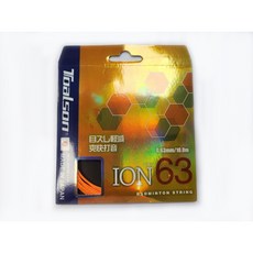 五羽倫比 TOALSON 羽球線 神線 ION 63 羽毛球線 日製耐用控球型, 橘, 1個