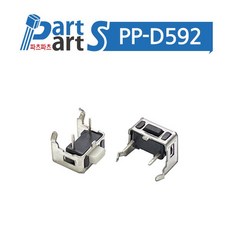 TACT 스위치 앵글타입 택트스위치 JST-1101V TACT Switch Angle (PP-D592), H=3.85mm