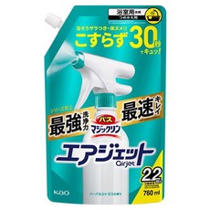 Kao 花王 浴室神奇潔淨空氣噴霧清潔劑 草本柑橘香 補充包, 1個, 760ml