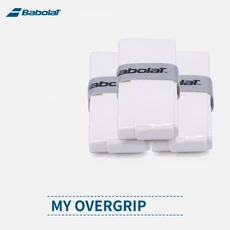 3pcs Babolat 테니스 오버 그립 끈적 라켓 배드민턴 미끄럼 방지 핸들 Padel 스웨트 밴드, 02 White
