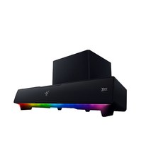 Razer 雷蛇 LEVIATHAN V2 利維坦巨獸喇叭 7.1聲道 藍牙重低音 電競電腦揚聲器, 主商品, 黑色, 8886419379034