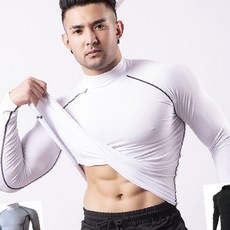 남성 스포츠 이너웨어 긴팔 냉감 베이스레이어 골프 런닝 등산 언더웨어 쿨링
