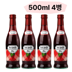 카사베르디 유기농 와인비니거 레드 홍현희 식초, 4개, 500ml