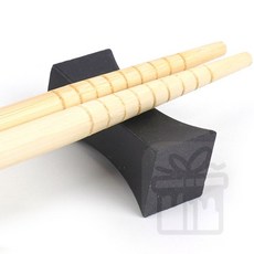 심플 블랙 수저받침대 젓가락거치대