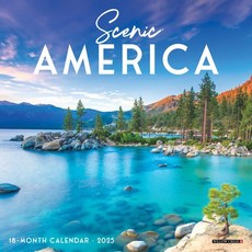 (英文圖書)Scenic America 2026 7 X 7 Mini Wall Calendar Spiral, Willow Creek Press Calendars, 英文, 螺旋裝