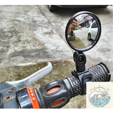 나미상점 자전거 사이드미러 오토바이백미러 자전거사이드미러 자전거핸들바거울, 1개