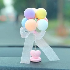 차량악세사리 대시보드 장식품 풍선 장식 소품 차꾸템