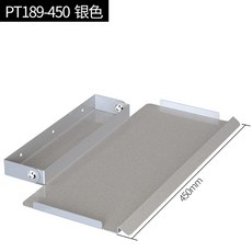 키보드선반 거치대 접이식 마우스 연구실 키보드 회전 컴퓨터 선반 벽걸이, 1 실버 PT189 450 엔지니어링 트레이, 1개