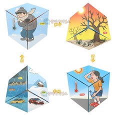 기후변화 칼레이도사이클 만들기 환경교육 교구 5인용 방과후수업 사이언스 집콕놀이