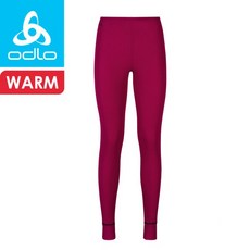 ODLO 瑞士 女款 銀離子保暖褲 櫻桃紅