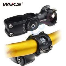 WAKE 鋁合金可調式自行車龍頭 90mm 28.6mm前叉 適用25.4mm/31.8mm把手, 1個, 25.4