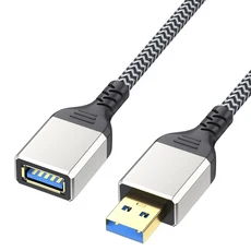 USB 3.0 알루미늄 합금 고속 연장 케이블 5Gbps 남성-여성 OTG 컴퓨터 드라이브 마우스 키보드, 05 0.5m, 02 M-F