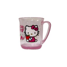 헬로키티 머그컵 사과P, 270ml, 1개, 진핑크