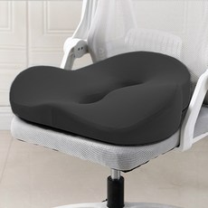 엔빙 3D 메모리폼 애플방석 도넛 방석, 1개, 그레이 NV-111B 입체방석