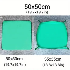 천 원예 화분 심기 매트 접이식 패드 방수 정원 이식