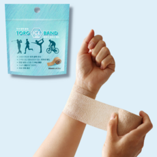 토르그 아이스밴드 냉찜질 멘솔밴드 자가점착붕대 테이핑 압박 탄력붕대, 1개입, 1개