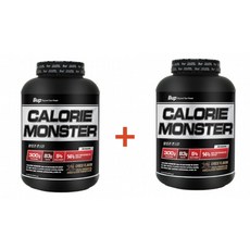 BUP 칼로리몬스터 초코맛 체중증가 게이너 1통, 4kg, 2개