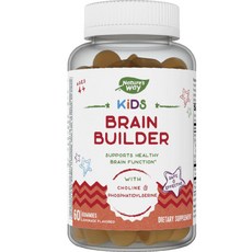 Nature's Way 然萃維 孩童膽鹼&維他命B軟糖 檸檬汁口味, 60顆, 1罐