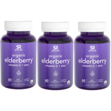스포츠리서치 블랙 엘더베리 비타민C 아연 천연베리맛 60구미 젤리 3개 서양접골목 삼부커스 포자균 바실러스 코아귤런스 스트로 라즈 블루 크랜 베리 타트 체리
