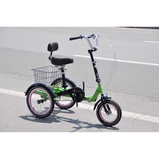 어른 세발 자전거 성인용 바구니 검정색 변경을 용 성인용세발자전거 인력거 역삼륜자전거, C. 그린, 1개, C