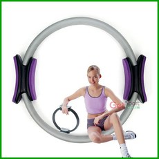 瑜珈圈(月牙手柄) Toning Ring 韻律圈 塑身圈 馬甲線 瑜伽圈 健身環 凱格爾訓練, 隨機出貨, 1個