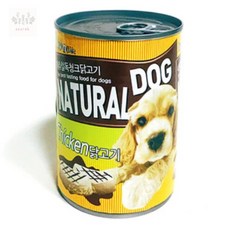 서락 내츄럴독 닭고기캔400g 대용량간식