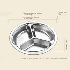 호환 손잡이가 달린 내구성 스테인리스 스틸 스티머 바구니 쌓을 수 있는 플레이트 요리 계란 고기 생선