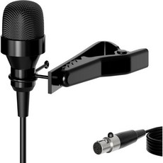 슈어 무선 송신기 미니 XLR Ta4f 플러그와 호환되는 J K 프로 라발리에 라펠 마이크 MIC-J 017 단방향 콘덴서, J K 프로 라발리에 마이크로폰 MICJ 017 단일지