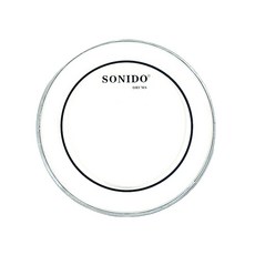 SONIDO 이중피 클리어 탐탐헤드 10인치 SPS-0310, 1개