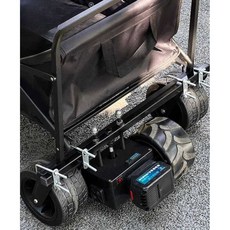 캠핑 전동 웨건 짐카트 보조바퀴 낚시 키트 차박 모듈, 1개, 상세페이지 참고, 원격 속도 제어 조절장치(30KM바퀴X)