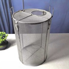 수중 펌프 케이지 철망 하수정화조 메쉬 양수기 스텐, 1개, 내경22cm x 높이32cm x 틈10mm