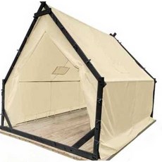 삼각 인디언 텐트 야외 캠핑 바베큐장 업소용 천막 2X2, 상세페이지 참고, 2.5X2.5 베이지(5-7명)