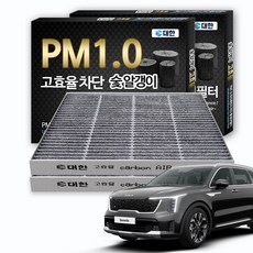 대한카필터 PM1.0 활성탄 에어컨필터