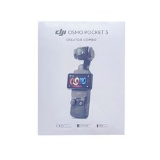 DJI 오즈모 포켓3 크리에이터콤보 짐벌카메라 cy2624017, DJI 오즈모 포켓3 크리에이터콤보 짐벌카메라 cy26, 1개