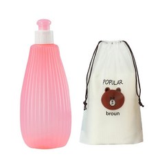 寶寶屁屁沖洗神器 350ML 攜帶式 嬰兒專用洗屁屁噴壺 不漏水, 蜜桃粉(350ml)可開水消毒 配收納袋