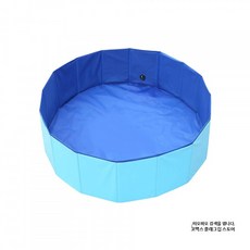 강아지 욕조 대형견 목욕 씻기 애견용 접이식 대욕조 수영장 목욕통, 04 블루 120x30cm, 1개