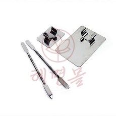 혜명몰 메이크업 팔레트 양면스파츌라 세트, 소형, 1