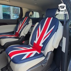 베베카 유니언잭 자동차 패션 시트커버 사계절 여름 운전석 보조석 앞좌석, 뉴 유니언잭, 2개