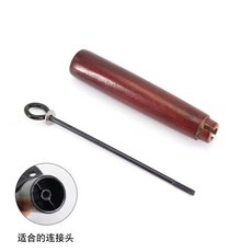 傳統鐵鍋圓底炒鍋家用鐵鍋炒菜熟鐵鍋無塗層不易粘鍋炒鍋開好鍋批, 1個, 鍋柄(單柄), 如圖