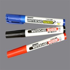 신라Pick 세필마카 문구 필기류 새학기 컬러유성팬적색, 청색