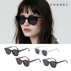 바넬 [최초가 160 000원] 패션 뿔테 선글라스 자외선차단 VN1020CS 블랙 하바나 투명