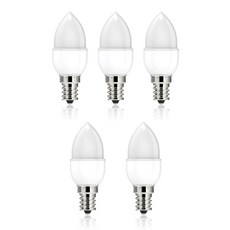 포커스 고추구 LED 1W 5개입 1세트 E12 소켓 꼬마전구 사찰 절 연등 예배당 촛대등, 5개, 전구색