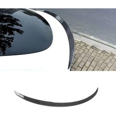 KHK 모델 Y 리어 스포일러 윙 OEM 스타일 트렁크 립 테일 ABS 소재 외장 액세서리 2017-2024 Tesla 탄소 섬유 패턴 에 적합합니다