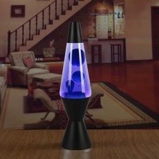 무드 등 스탠딩 용암 버블 용암램프 라바램프 블루