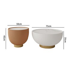 북유럽 조약돌소파 양털구름 소파 안락쇼파 테이블 라운지, E. 차 컵 커피 테이블, A. 양가죽, 사이즈 볼