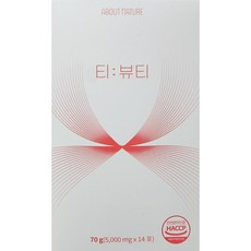 티뷰티 카페인없는 제로 칼로리 호박 팥 히비스커스 아르기닌 유산균 홍삼 차, 1박스, 14회분