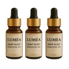 루미아 숙면 아로마오일 릴렉싱 스트레스완화 깊은 수면 잠 잘오는 천연아로마, 3개, 10ml, 딥슬립